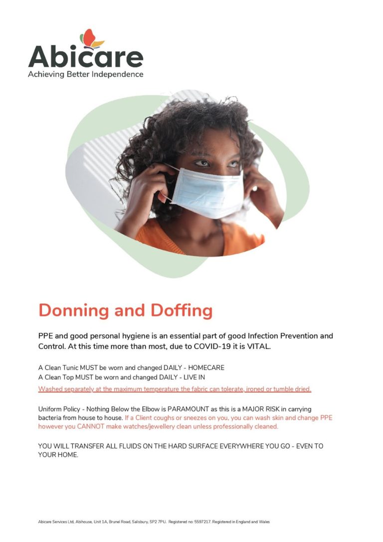 Donning Doffing Ppe Abicare Donning Doffing Ppe Abicare