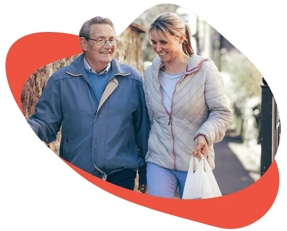 carer with elderly gentleman